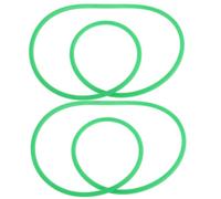 GLEAVI 2pcs Dryer Drum Bearing Accessory Pu Polyurethane round O-ring Belt Lightweight High Efficiency Seamless Smooth Design Low Noise for Clothes Dryer Drum Maintenance