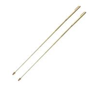 GLEAVI 2pcs Ergonomic Metal Dowsing Rods Set Alloy Stainless Steel Water Finding Detection Tool for Outdoor Exploration and Geological Studies