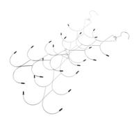 GLEAVI 2Pcs Foldable Metal Scarf Rack Organizer with Double-Layer Wardrobe Rack Hooks for Silk Scarf Storage, Multi-Purpose Hanging Mesh Bag for Closet Clothes and Accessories