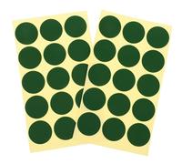 GLEAVI 2pcs Green Dots Sticker Pool Table Marker Dots Billiard Spot Sticker Kit for Snooker and American Pool Table Cloth Repair Accessories