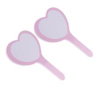 GLEAVI 2pcs Heart-Shaped Dry Erase Whiteboard 20x28cm PVC Handheld Writing Board for Scoring and Presentation, Reusable Mini White Board for Office and Classroom Use