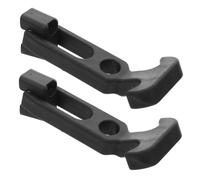 GLEAVI 2pcs Heavy Duty Rubber T Handle Draw Latch with Integrated Locking System Adjustable Flexible Hood Latch for Engineering Machines Toolbox Cooler and Outdoor Equipment