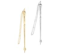 GLEAVI 2pcs Jewish Scripture Reading Pointer with Chain for Torah Reading at Home and Bible Study Zinc Alloy Metal Finger Pointer Practical Accessory