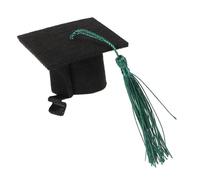 GLEAVI 2pcs Mini Graduation Cap Hair Clips Charming Doctoral Hat Accessories for Graduation Photoshoot Securely Styled Mini Hairpins for Festive Celebrations