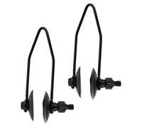GLEAVI 2pcs Outboard Motor Flusher Water Muffs, Black Spring Steel and ABS Engine Flush Tool, Portable Easy-install Boat Engine Cleaner for Outboard Motor, Lower Unit Cleaning and Boat