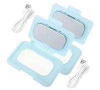 GLEAVI 2pcs Portable Travel Wipe Warmer for Wet Tissues Convenient Care for Go Use