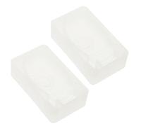 GLEAVI 2pcs Rocket Silicone Moulds Silicone Cookie Moulds Easy to Clean for DIY Candy Making for Festivals