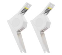 GLEAVI 2pcs Wall Mounted Height Measuring Tape 200cm Telescopic Portable Body Height Gauge with Sturdy Construction and Easy to Install for Compact Rooms and Small Apartments