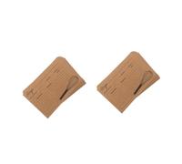 GLEAVI 2sets Writable Kraft Paper Recipe Cards Double Sided for DIY Cooking and Meal Planning Rustic Design for Bridal Shower Wedding Christmas Kitchen Notes 20pcs*2