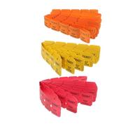 GLEAVI 300pcs Paper Raffle Tickets Portable Game Supply for Carnival Party Events Classroom Use with Red Yellow Orange Colors for Celebrations and Fair Draws