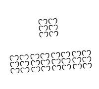 GLEAVI 30pairs Ear Correctors Comfortable Supports for Newborns Safe and Practical Ear for Protruding Black