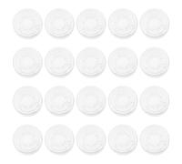 GLEAVI 30pcs Guitar Pedal Footswitch Cap Covers Plastic Effect Pedal Button Toppers for Electric Guitar Footswitch Replacement Caps for Board Protection