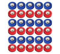 GLEAVI 30pcs Mini Shuffleboard Sliding Pucks Curling Replacement Rollers for Tabletop Curling Game Accessories Indoor Board Games Party Use