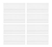 GLEAVI 30Pcs PVC Label Holders for Wire Shelves Non-Adhesive Detachable Price Tag Display Clips Suitable for Home Bedroom Storage and Library Shelf Indexing