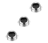 GLEAVI 3pcs Air Vent Grille Cover Stainless Steel Range Hood Heat Dissipation Ventilation Device Long Serving Life