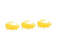 GLEAVI 3pcs Bathing Hat for Crown-Shaped Shampoo Shield Cap Portable Hair Washing Cap for Boys and Girls Design for Showers and Bath