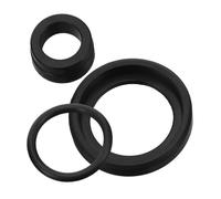 GLEAVI 3pcs Beer Keg Seal Rings Rubber Replacement Gaskets for Homebrew Kegerator Tap Dispenser with Keg Post Dip Tube and Brewing Beer Tower Leak-proof Sealing