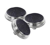 GLEAVI 3pcs Blue Sandstone Trumpet Piston Finger Buttons Musical Instrument Accessories Replacement Press Button for Standard Brass Trumpet Players