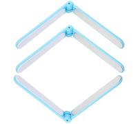 GLEAVI 3pcs Double Sided Nail File for Women, Stainless Steel and Abs Portable Manicure Tool with Polishing and Folding Design, Compact Nail Care File for Home Use