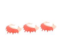 GLEAVI 3pcs Hair Washing Hat Crown-Shaped Bathing Cap for Fun Shower Comfortable Fit No Water Ears Eyes