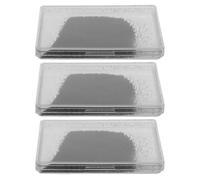 GLEAVI 3pcs Iron Filings Case for Magnetic Field Experiments Plastic Container, Teacher-friendly Design and Visualization, for Physics Classrooms and Science Experiment Kits