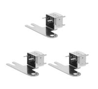 GLEAVI 3pcs Magnetic Stereo Head Buttons Replacement for Cassette Tape Recorder Repair Parts Metal Tape Deck Accessory Components Compatible with Audio Music Players