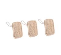 GLEAVI 3pcs Natural Loofah Kitchen Sponges Dish Towels for Cleaning Bowls Dishes Scrubber Tools Eco-Friendly Kitchen Towels for Washing
