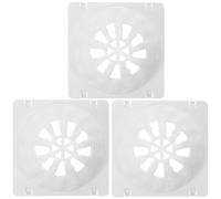 GLEAVI 3pcs Plastic Bird Nest Cover Bowl Lids for Breeding Hatching Nests, Pigeon Canary Parrot Cage Nesting Accessories, Anti-rust Bird Cage Hatchery Parts for Pet Breeding