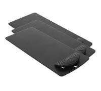 GLEAVI 3pcs Portable Small Clipboards with Writing Support, Abs Resin Material, Black Colour, for Study Papers and Memos, for Logistics and Going, Office Writing Boards