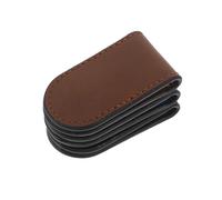GLEAVI 3Pcs PU Leather Wallet Money Clip Set, Solid Color Bill Holder with Credit Card Organizer for Men and Women, Business and Everyday Use, Blue Brown Black