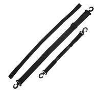 GLEAVI 3pcs Ski Boot Carrier Strap Set with Adjustable Sling and Hand Strap, Black Snowboard and Ice Skate Handheld Snow Boot Holder for Winter Sports and Travel