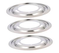 GLEAVI 3pcs Stainless Steel Gas Stove Drip Pans Liquid Gas Range Trays Non-deforming Design Easy to Kitchen Protectors for Efficient Cooking