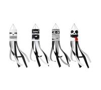GLEAVI 4 Pcs Halloween Ghost Windsock Outdoor Decoration Made of Polyester and Vivid Pattern, Easy to Hang for Home and Patio, for Creating a Haunted Atmosphere