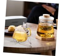 GLEAVI 4 Pcs Stainless Steel Tea Steeper with Star Moon Design Loose Leaf Tea Ball Strainers with Long Handle for Herbal Coffee