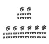 GLEAVI 400pcs Plastic Tactile Momentary Push Buttons Toy Push Button for Breadboard Pcb Tactile Switches for Electronic Projects Replacement for Diy Circuits