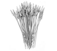 GLEAVI 40pcs Long Tail Metal Wire Clamps Photo Memo Card Holders for DIY Crafts Sturdy Alligator Clips for Crafting Repair and Organization