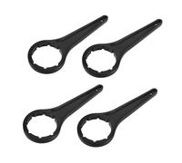 GLEAVI 4Pcs Barrel Drum Wrench for Drums and Pails Ergonomic Bucket Lid Tool with Plastic Cap Opener for Water Oil Paint Buckets Portable and Easy Lid Removal
