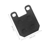 GLEAVI 4pcs Brake Pads for Atv and Dirt Bikes Off-road Disc Brake Replacement Parts Wear-resistant DIY Installation for Adventure Vehicles