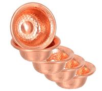 GLEAVI 4pcs Decorative Buddhist Copper Bowl Offering Cup