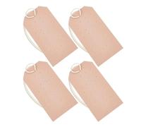 GLEAVI 4pcs Double-Sided PU Leather Earring Display Stand Set Small Portable Jewelry Organizer for Studs and Earrings Travel-Friendly Pink for Retail and Personal Use