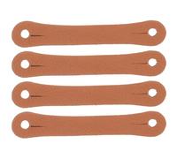 GLEAVI 4Pcs Drum Stick Control Straps Drumstick Finger Grip Auxiliary Tool Non-Slip Leather Sleeve for 5A 7A Drumsticks Beginner Practice Aid Random Color Random Color