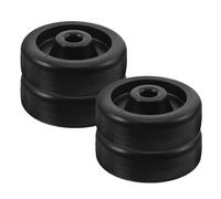 GLEAVI 4Pcs Fitness Equipment Roller Wheels Universal Pulley Wheels for Treadmill and Bike, Plastic Gym Accessories Replacement Rollers for Home Gym Fitness Machines