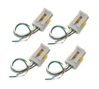 GLEAVI 4pcs Heavy Duty Automotive Wire Connection Plug Pin Ignition Coil Female Connector for Cars Trucks Applications with Pure Copper Durable Design