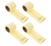 GLEAVI 4PCS Height Wall Chart Growth Measuring Ruler Peel and Stick Nursery Growth Tracker with Modern Minimalist Design