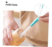 GLEAVI 4Pcs Long Straw Brush with Soft Bristles for Cleaning Lotus Root Bottle Straws Icing Nozzles Multi Tube Cleaner Kit for Narrow Neck Bottles and Small Crevices