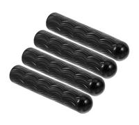 GLEAVI 4pcs Metal Shoelace End Caps Crescent Moon Carved Closed Metal Shoelace Tips 4mm x 22mm for Hoodies and Shoes DIY Cord Accessories