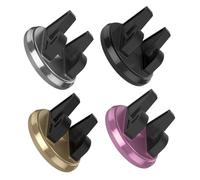 GLEAVI 4pcs Mobile Phone Holder Car Suction Mount Dashboard Stand Strong Suction Power Black Silver Pink Gold