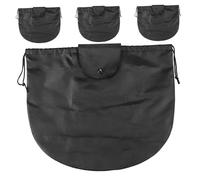 GLEAVI 4pcs Motorcycle Helmet Storage Bags Drawstring Container with Wide Opening Lightweight Bike Helmet Carrier for Snowboard Dirt Bike Welding Ski