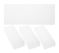 GLEAVI 4pcs Multi-use Solid Polishing Wax Block for Marble and Granite Surfaces, White Wax Material Restores Natural Shine with Versatile Usage for Household and Residential Stone Care