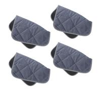 GLEAVI 4pcs Self-warming Pet Mat for Small Dogs and Puppies, Dual-layer Insulated Suede Blanket Locks in Warmth and Resists Dust, Cozy Bed Mat for Outdoor and Airconditioned Rooms in Cold